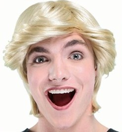 salesman blonde wig