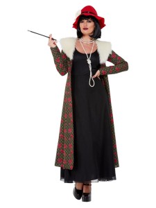 1920s Gangsters Mol Costume Black