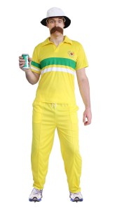 80S CRICKET PLAYER COSTUME