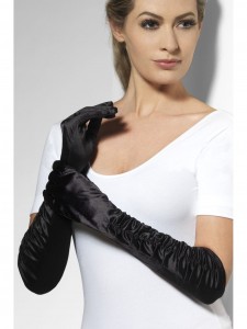 Black Long Temptress Gloves