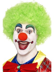 Crazy Clown Wig Green