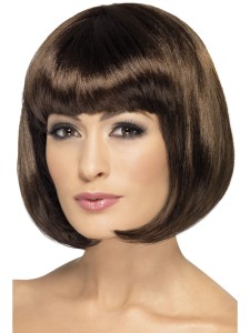 Dark Brown Short Bob Partyrama Wig