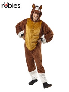 HORSE FURRY ONESIE COSTUME ADULT