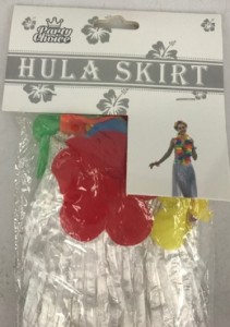 Hawaiian Hula Skirt 60cms White