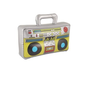 INFLATABLE BOOM BOX 37 X 28CM