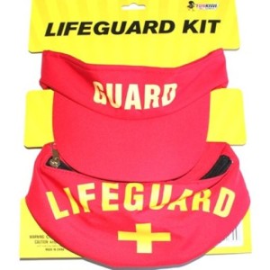 LIFEGAURD VISOR AND BUM BAG