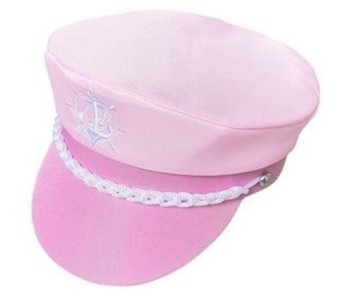 LIGHT PINK CAPTAIN HAT