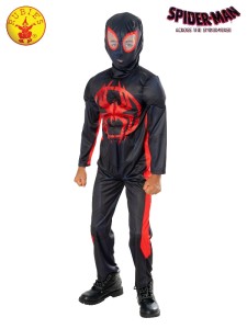MILES MORALES SPIDER VERSE DELUXE COSTUME CHILD