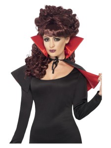 Mini Vamp Cape Black Red