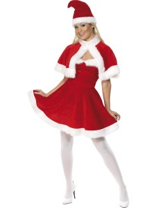 Miss Santa Costume with Cape