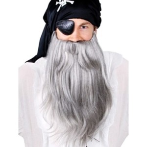 PIRATE BEARD MO JUMBO SET GREY