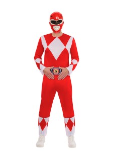 POWER RANGERS RED DELUXE COSTUME ADULT