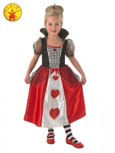 QUEEN OF HEARTS COSTUME CHILD