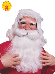 SANTA BEARD AND WIG SET