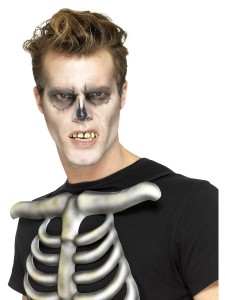 Skeleton Teeth Brown with Fitting Beads