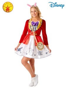 WHITE RABBIT ALICE IN WONDERLAND LADIES COSTUME