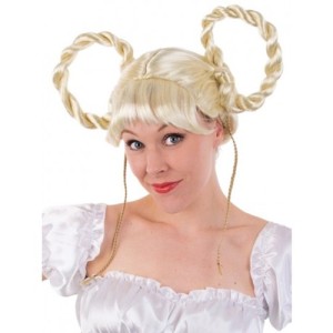 WIG BLONDE PIGTAILS GERTRUDE