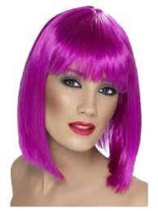 glam purple wig