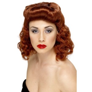 sm 42223 1940 s auburn pin up girl wig a1